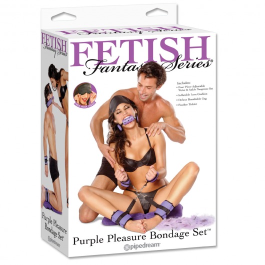 Набор для бондажа Purple Pleasure Bondage Set - Pipedream - купить с доставкой в Екатеринбурге
