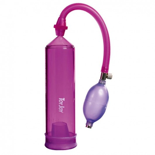 Фиолетовая вакуумная помпа Power Pump - Toy Joy - в Екатеринбурге купить с доставкой
