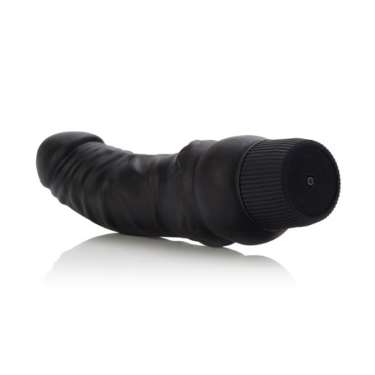 Вибратор Black Velvet Veined - 16 см. - California Exotic Novelties