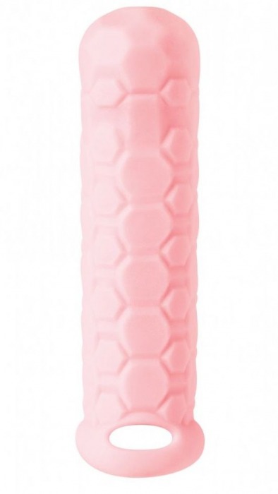 Розовый фаллоудлинитель Homme Long - 15,5 см. - Lola Games - в Екатеринбурге купить с доставкой