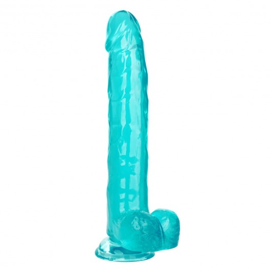 Аквамариновый фаллоимитатор-гигант Size Queen 10  - 30,5 см. - California Exotic Novelties