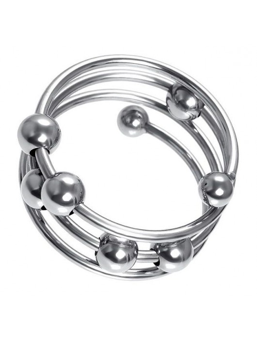 Большое металлическое кольцо под головку пениса - ToyFa - купить с доставкой в Екатеринбурге