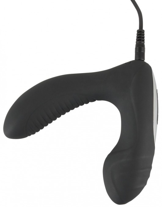 Черная анальная втулка с вибрацией и функцией нагрева Warming   Vibrating Butt Plug - Orion