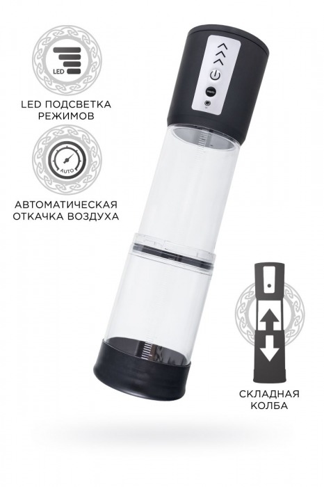 Прозрачная автоматическая помпа для пениса Andreas - Sexus - в Екатеринбурге купить с доставкой