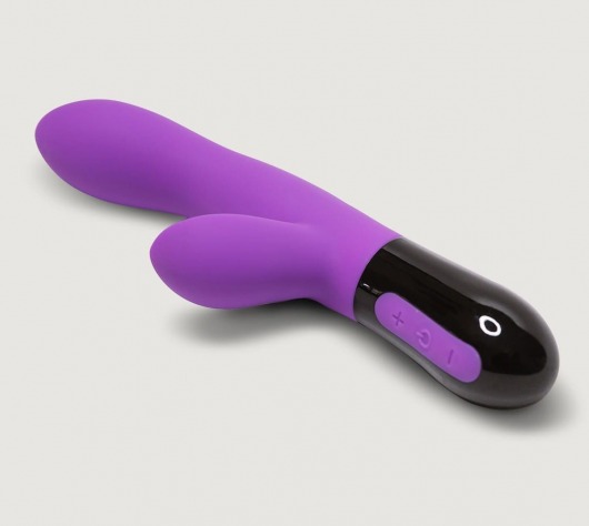 Фиолетовый вибратор-кролик Gaia 2.0 - 20,4 см. - Adrien Lastic