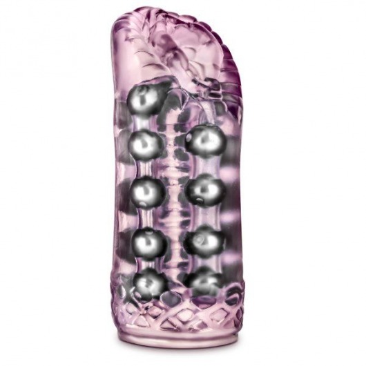Розовый мастурбатор-вагина со стимулирующими бусинами Super Stroker - Blush Novelties - в Екатеринбурге купить с доставкой
