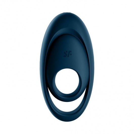 Темно-синее эрекционное кольцо Glorious Duo - Satisfyer - в Екатеринбурге купить с доставкой