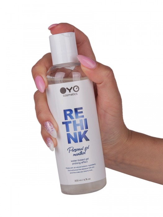 Увлажняющий гель на водной основе OYO Personal Gel Menthol - 200 мл. - OYO - купить с доставкой в Екатеринбурге