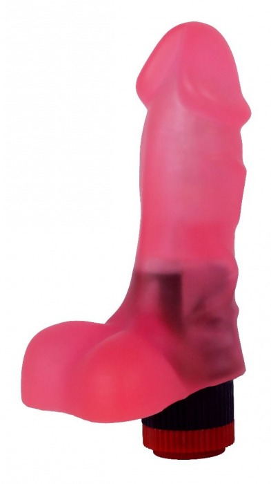 Розовый гелевый вибратор-реалистик - 16,5 см. - LOVETOY (А-Полимер)