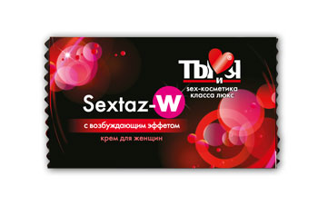 Возбуждающий крем для женщин Sextaz-W в одноразовой упаковке - 1,5 гр. - Биоритм - купить с доставкой в Екатеринбурге