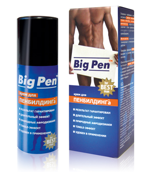 Крем Big Pen для увеличения полового члена - 20 гр. - Биоритм - в Екатеринбурге купить с доставкой