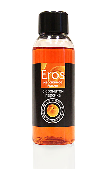 Массажное масло Eros exotic с ароматом персика - 50 мл. - Биоритм - купить с доставкой в Екатеринбурге