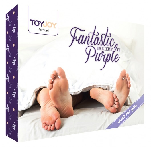 Эротический набор FANTASTIC PURPLE SEX TOY KIT - Toy Joy - купить с доставкой в Екатеринбурге