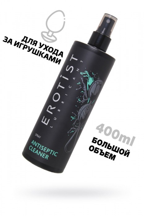 Антибактериальное средство для игрушек Erotist Anticeptic Cleaner - 400 мл. - Erotist Lubricants - купить с доставкой в Екатеринбурге
