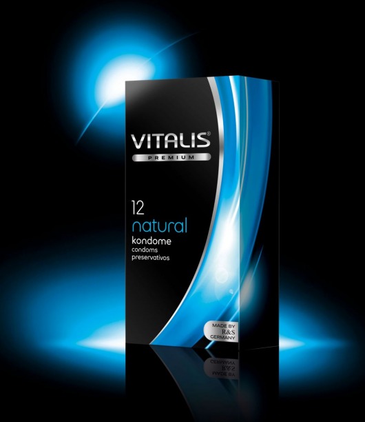 Классические презервативы VITALIS PREMIUM natural - 12 шт. - Vitalis - купить с доставкой в Екатеринбурге