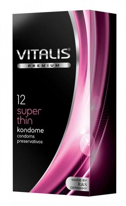 Ультратонкие презервативы VITALIS PREMIUM super thin - 12 шт. - Vitalis - купить с доставкой в Екатеринбурге