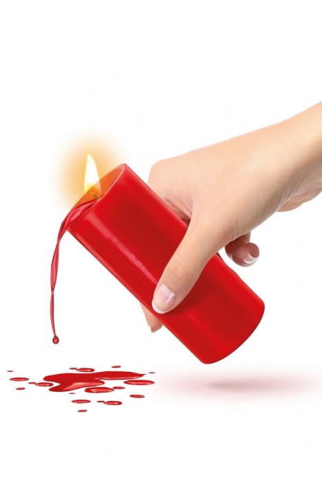 Красная низкотемпературная свеча для ваксплея - Fetish Tentation - купить с доставкой в Екатеринбурге