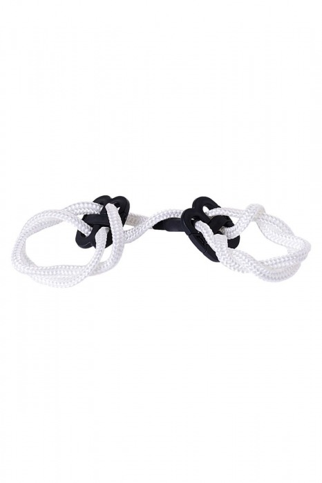 Белые верёвочные наручники - ToyFa - купить с доставкой в Екатеринбурге