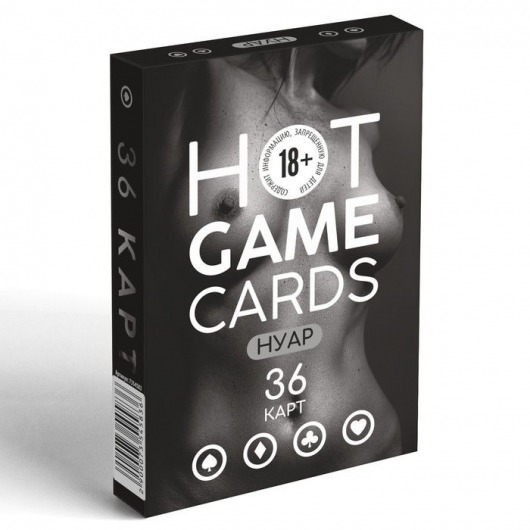 Игральные карты HOT GAME CARDS НУАР - 36 шт. - Сима-Ленд - купить с доставкой в Екатеринбурге
