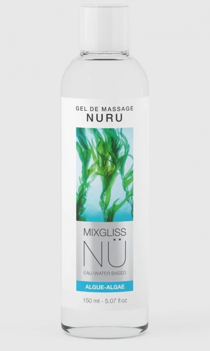 Массажный гель на водной основе Mixgliss NU Algae - 150 мл. - Mixgliss - купить с доставкой в Екатеринбурге