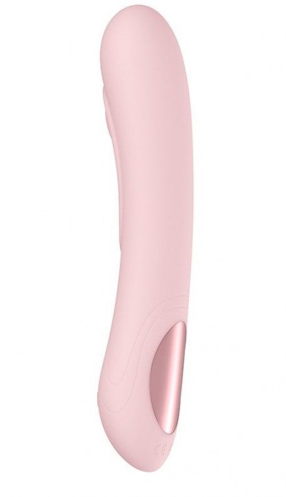 Нежно-розовый интерактивный вибратор Pearl3 - 20 см. - Kiiroo
