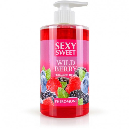 Гель для душа Sexy Sweet Wild Berry с ароматом лесных ягод и феромонами - 430 мл. -  - Магазин феромонов в Екатеринбурге