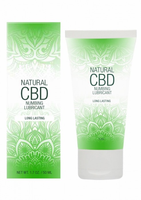 Лубрикант с пролонгирующим эффектом Natural CBD Numbing Lubricant - 50 мл. - Shots Media BV - купить с доставкой в Екатеринбурге