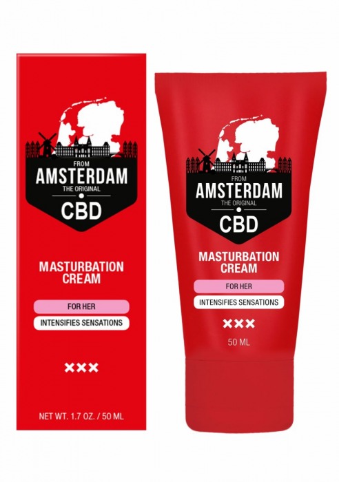 Крем для мастурбации для женщин CBD from Amsterdam Masturbation Cream For Her - 50 мл. - Shots Media BV - купить с доставкой в Екатеринбурге