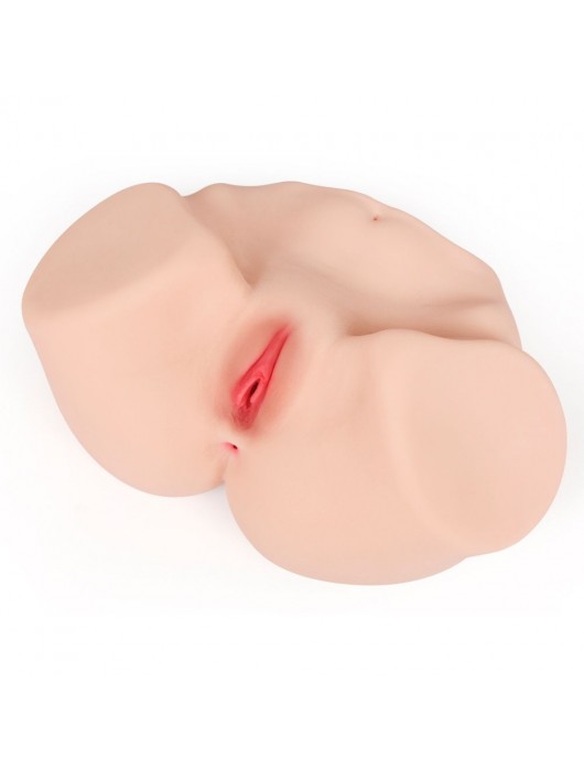 Телесный мастурбатор-полуторс Maria Onehole Real Vagina с двойным слоем материала - KOKOS - в Екатеринбурге купить с доставкой