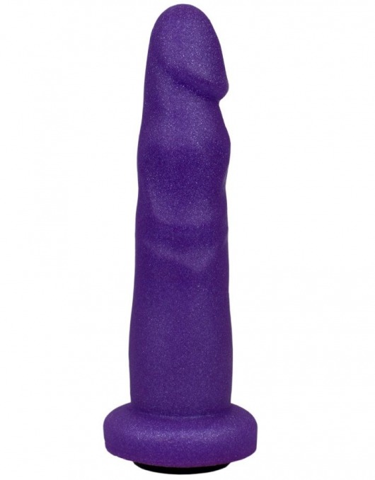 Фиолетовая реалистичная насадка-плаг - 16,2 см. - LOVETOY (А-Полимер) - купить с доставкой в Екатеринбурге