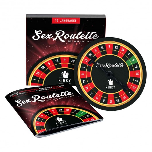 Настольная игра-рулетка Sex Roulette Kinky - Tease&Please - купить с доставкой в Екатеринбурге