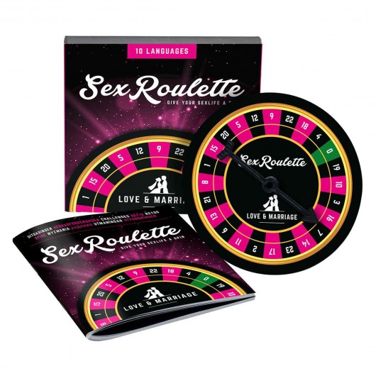 Настольная игра-рулетка Sex Roulette Love   Marriage - Tease&Please - купить с доставкой в Екатеринбурге
