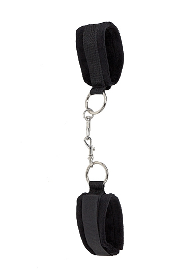 Черные наручники Velcro Cuffs - Shots Media BV - купить с доставкой в Екатеринбурге