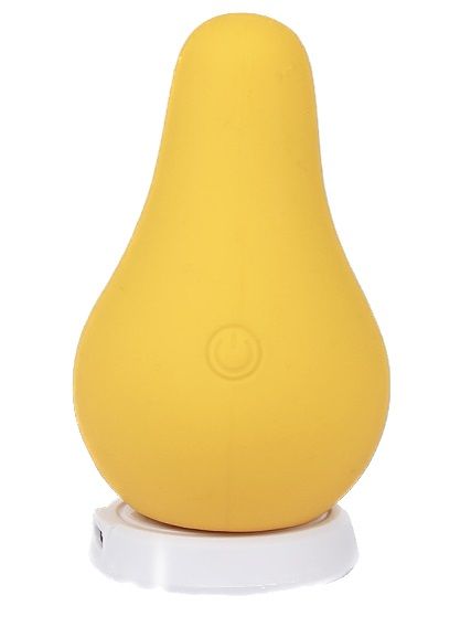Желтый перезаряжаемый вибратор Juicy Pear - 8,2 см. - CNT