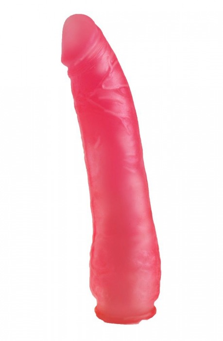 Реалистичная насадка Harness розового цвета - 17 см. - LOVETOY (А-Полимер) - купить с доставкой в Екатеринбурге