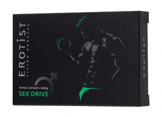 Капсулы для мужчин для повышения либидо Erotist SEX DRIVE - 10 капсул (500 мг.) - Erotist Libido Booster - купить с доставкой в Екатеринбурге