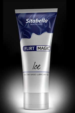 Силиконовая гель-смазка FLIRT MAGIC Ice с лёгким пролонгирующим эффектом - 75 мл. - Sitabella - купить с доставкой в Екатеринбурге