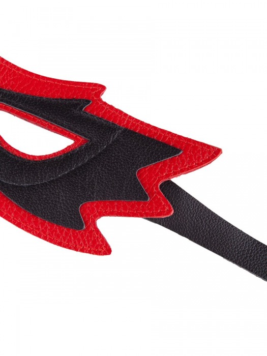 Чёрно-красная маска с прорезями для глаз - Sitabella - купить с доставкой в Екатеринбурге