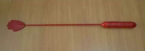 Красный стек с фаллосом вместо ручки - 62 см. - Sitabella - купить с доставкой в Екатеринбурге
