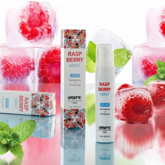 Возбуждающий гель Raspberry Mint с ароматом малины и мяты - 15 мл. - Exsens - купить с доставкой в Екатеринбурге