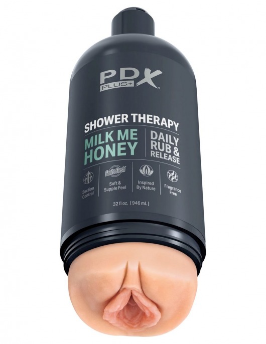 Телесный мастурбатор-вагина Shower Therapy Milk Me Honey - Pipedream - в Екатеринбурге купить с доставкой