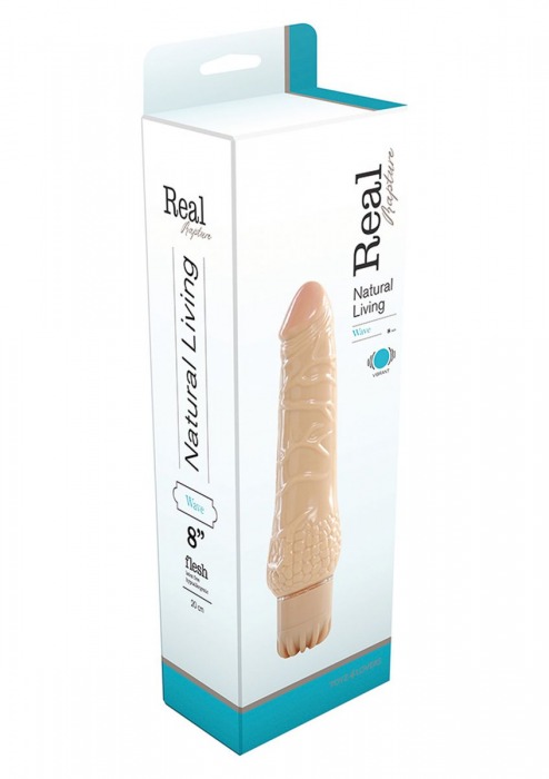 Реалистичный вибратор Vibe Wave - 20 см. - Toyz4lovers