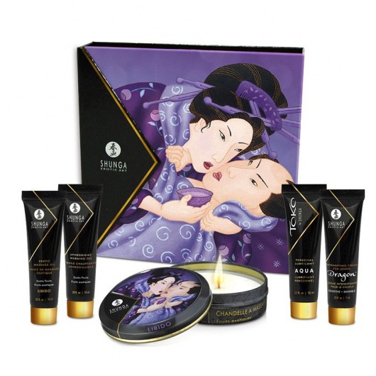 Подарочный набор Geishas secret из 5 предметов - Shunga - купить с доставкой в Екатеринбурге