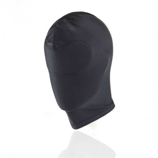 Черный текстильный шлем без прорезей для глаз - Notabu - купить с доставкой в Екатеринбурге