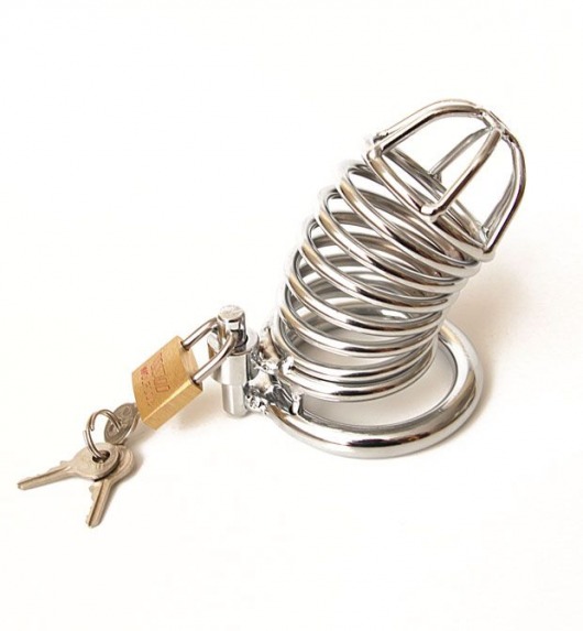 Серебристый металлический пояс верности с ключами - Notabu - купить с доставкой в Екатеринбурге