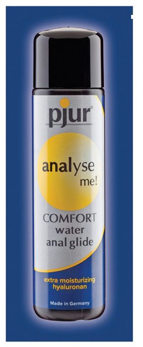 Анальный лубрикант pjur ANALYSE ME Comfort Water Anal Glide - 2 мл. - Pjur - купить с доставкой в Екатеринбурге