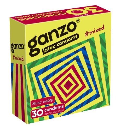Микс-набор из 30 презервативов Ganzo Mixed - Ganzo - купить с доставкой в Екатеринбурге