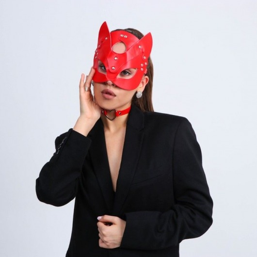 Эротический набор «Поиграй со мной»: маска и чокер - Сима-Ленд - купить с доставкой в Екатеринбурге
