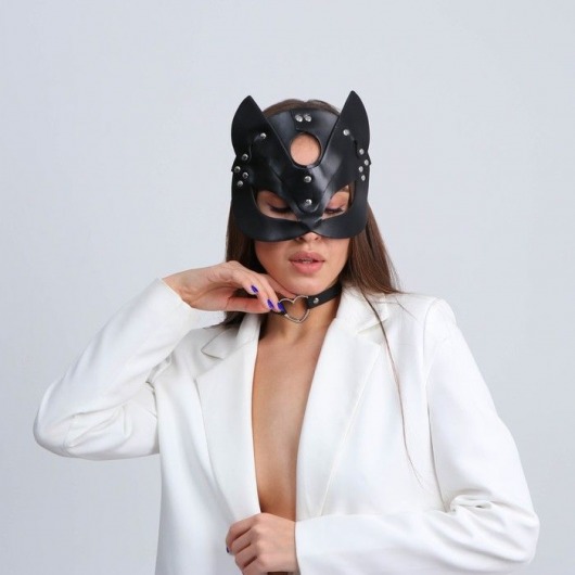 Эротический набор «Строгая киска»: маска и чокер - Сима-Ленд - купить с доставкой в Екатеринбурге