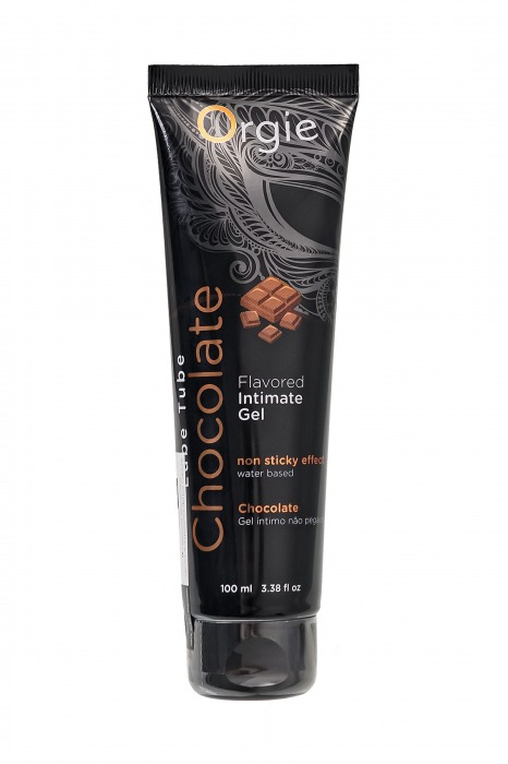 Интимный гель на водной основе Lube Tube Chocolate с шоколадным вкусом - 100 мл. - ORGIE - купить с доставкой в Екатеринбурге